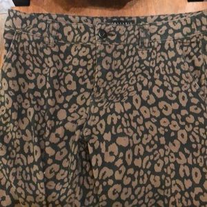 Sanctuary leopard worn pants